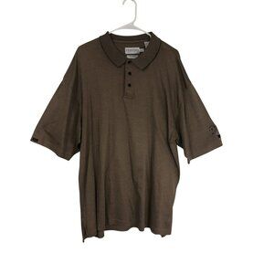 Tehama Polo Shirt 100% Double Mercerized Cotton XL Short Sleeve Mens Casual Wear